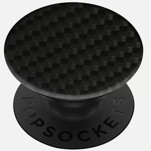 PopSockets PopGrip Premium Cell Phone Grip & Stand- Carbonite Weave - Picture 2 of 2